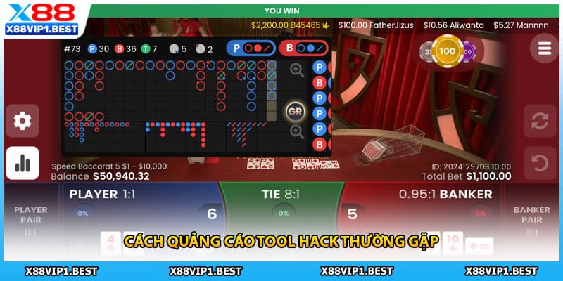 Cách quảng cáo tool hack thường gặp